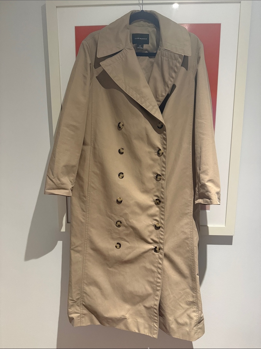 Club Monaco Beige Trench Coat - Women
